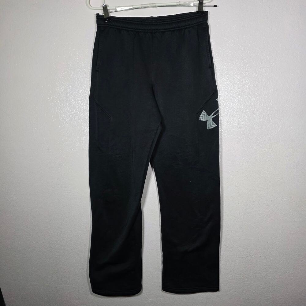 Under Armour black athletic performance jogger pants youth XL